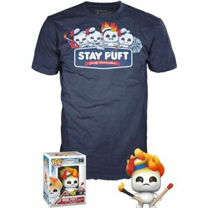 Funko POP! & Tee Box Ghostbusters: Afterlife Stay Puft Quality Marshmallows M