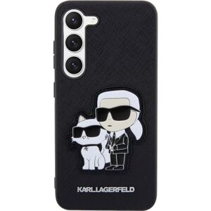 Karl Lagerfeld PU Saffiano Karl and Choupette NFT kryt pro Samsung Galaxy S23+ černý