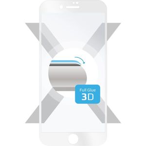 FIXED 3D Full-Cover tvrzené sklo s lepením po celé ploše Apple iPhone SE (2020)/8/7 bílé