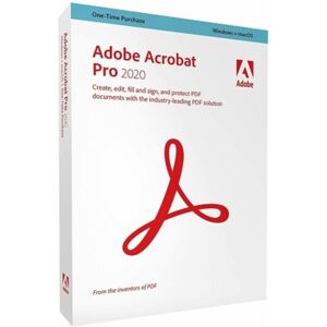 Adobe Acrobat Pro 2020 MP CZ krabicová licence
