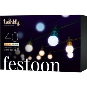 Twinkly Festoon Special Edition 40 ks chytré žárovky G45 10m