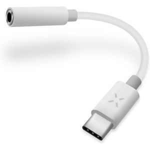 FIXED LINK USB-C 3,5mm redukce s DAC čipem bílá