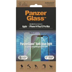 PanzerGlass™ Ultra-Wide Fit iPhone 14 Plus/13 Pro Max s Anti-BlueLight vrstvou a instalačním rámečke