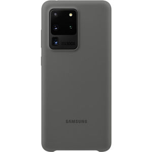 Samsung EF-PG988TJ silikonový zadní kryt Galaxy S20 Ultra 5G šedý