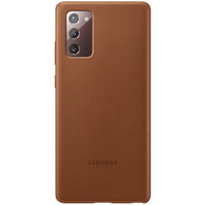 Samsung Leather Cover kryt Galaxy Note20 (EF-VN980LAEGEU) hnědý