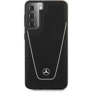 Mercedes Dynamic Leather kryt Samsung Galaxy S21+ černý
