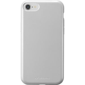 CellularLine SENSATION Metallic silikonový kryt Apple iPhone 8/7 stříbrný