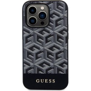 Guess PU G Cube MagSafe kryt iPhone 13 Pro Max černý