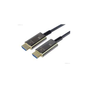 PremiumCord Ultra High Speed HDMI 2.1 optický fiber kabel 8K@60Hz, 5m zlacené