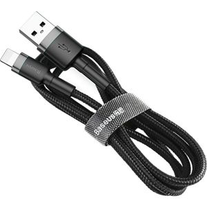 Baseus Cafule kabel USB/Lightning 2.4A 0.5m šedý/černý