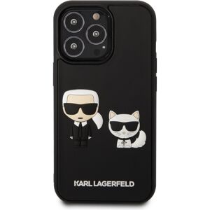 Karl Lagerfeld and Choupette 3D Kryt iPhone 13 Pro Max černý