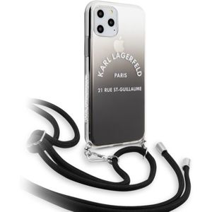 Karl Lagerfeld Gradient KLHCN65WOGRBK kryt iPhone 11 Pro Max černý