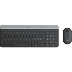 Logitech Slim Wireless Combo MK470 myš + klávesnice grafitová CZ