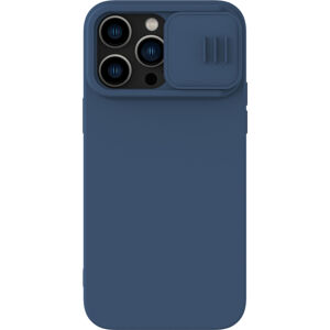 Nillkin CamShield Silky Magnetic Silikonový Kryt iPhone 14 Pro Max modrý