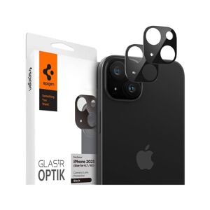 Spigen Glass tR Optik 2 Pack tvrzené sklo na fotoaparát iPhone 15/15 Plus černé