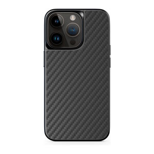 EPICO Hybrid Carbon MagSafe Case iPhone 14 Pro černý