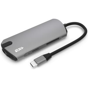 Next One USB-C Pro Multiport adaptér šedý