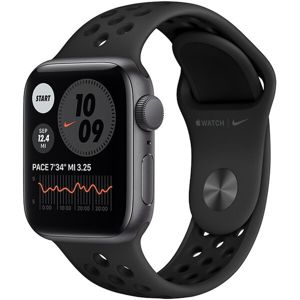 Apple Watch Nike SE (2020) 40mm vesmírně šedý hliník s antracitovým / černým sportovním řemínkem