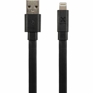Xtorm Flat USB-A/Lightning plochý kabel 3 m černý