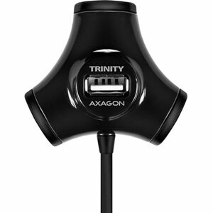 AXAGON HUEX3B 4x USB2.0 TRINITY hub černý