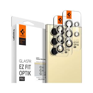 Spigen Glass tR EZ Fit Optik Pro 2 Pack ochranné sklo na fotoaparát Samsung Galaxy S24 Ultra žluté