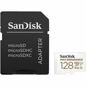 SanDisk MAX Endurance MicroSDHC paměťová karta 128GB + adaptér