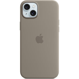 Apple silikinový kryt s MagSafe na iPhone 15 Plus jílově šedý