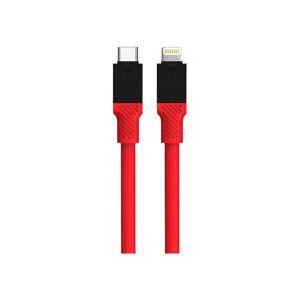 Tactical Fat Man kabel USB-C/Lightning (1m) červený
