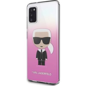 Karl Lagerfeld Ikonik Gradient kryt Samsung Galaxy A41 růžový