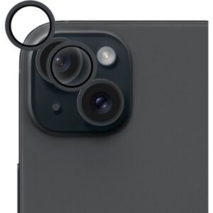 Epico hliníkové ochranné sklo na čočky fotoaparátu pro iPhone 15 / 15 Plus černá