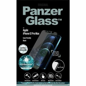 PanzerGlass Edge-to-Edge Antibacterial Apple iPhone 12 Pro Max Swarowski CamSlider