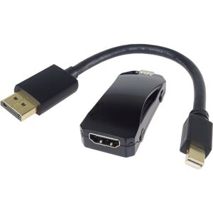 PremiumCord 8K@30Hz, 4K@120Hz adaptér HDMI to DisplayPort Female/Male s napájením z USB