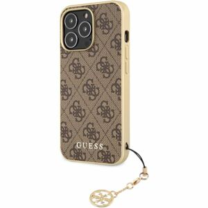 Guess 4G Charms Cover iPhone 13 Pro Max hnědý