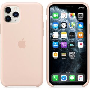 Apple silikonový kryt iPhone 11 Pro pískově růžový