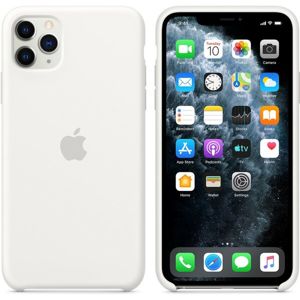 Apple silikonový kryt iPhone 11 Pro Max bílý