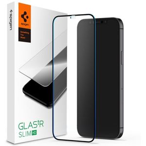 Spigen Glass FC HD tvrzené sklo iPhone 12 mini černé