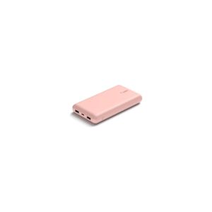 Belkin BOOST CHARGE USB-C PowerBanka, 20000mAh, růžová