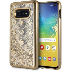 Guess Glitter 4G Peony GUHCS10LPEOLG pouzdro Samsung Galaxy S10e zlaté