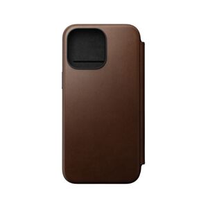 Nomad Modern Leather Folio iPhone 15 Pro Max hnědý