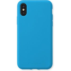 CellularLine SENSATION ochranný silikonový kryt iPhone X/XS modrý neon