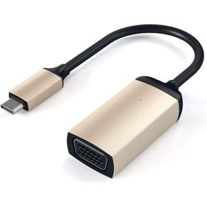 Satechi USB C - VGA redukce zlatá