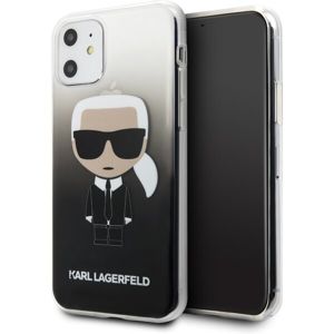 Karl Lagerfeld Ikonik KLHCN61TRDFKBK kryt iPhone 11 černý