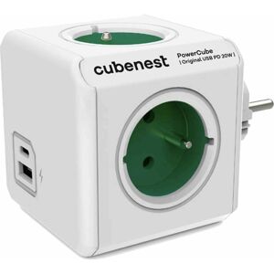 CubeNest PowerCube Original USB PD 20W, A+C, zelená