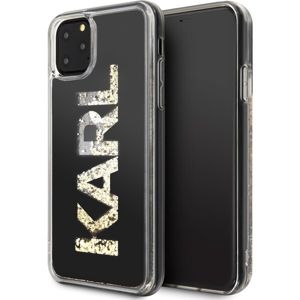 Karl Lagerfeld TPU Glitter kryt iPhone 11 Pro zlatý