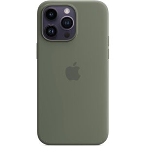 Apple silikonový kryt s MagSafe na iPhone 14 Pro Max olivový