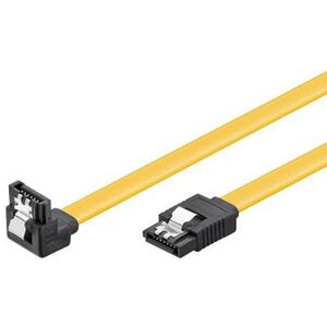 PremiumCord kabel datový SATA 3.0-SATA 3.0 lomený 90° 0,5m