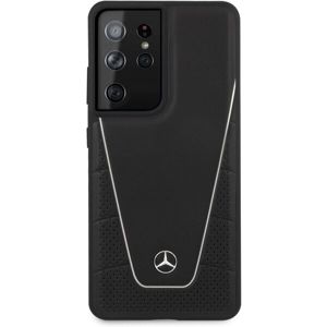 Mercedes Dynamic Leather kryt Samsung Galaxy S21 Ultra černý