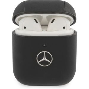 Mercedes kožené pouzdro pro AirPods 1/2 černé