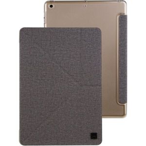 UNIQ Yorker Kanvas Plus pouzdro se stojánkem Apple iPad Mini 4/5 (2019) šedé
