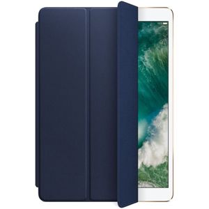 Apple iPad Air 10,5" / iPad 10,2" Leather Smart Cover kožený přední kryt půlnočně modrý